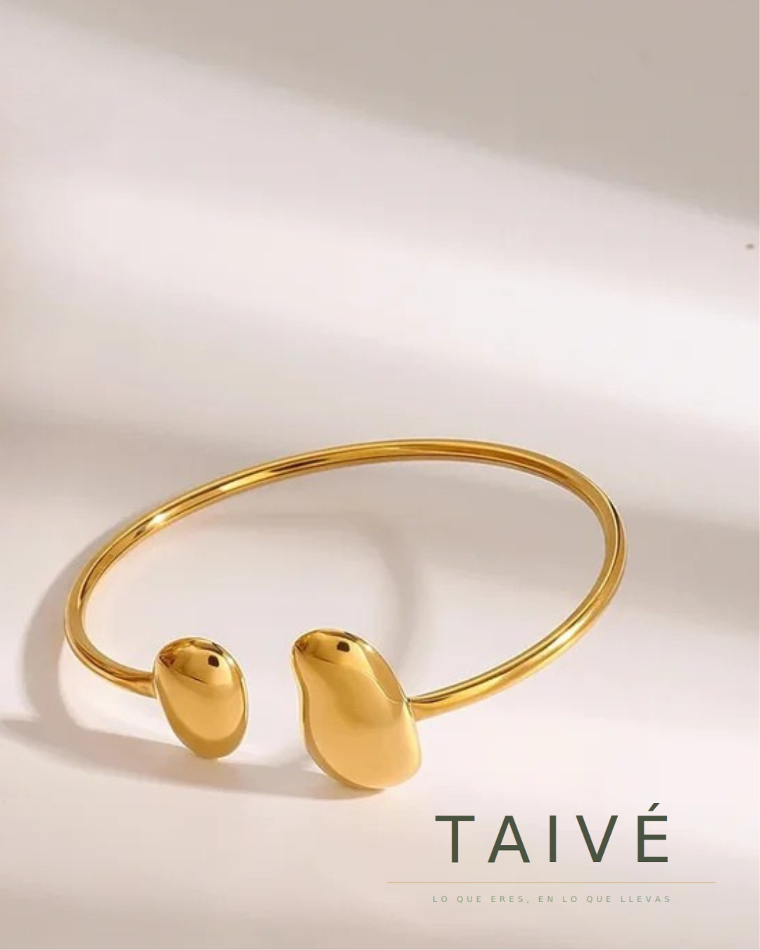 Fluida — Brazalete Gotas Doradas