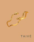 Serpiente — Pulsera Dorada